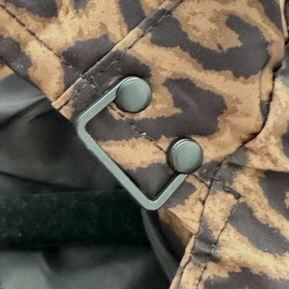 Rebecca Minkoff Women’s Leopard Print Trench Coat Belted Long Size Medium - Picture 16 of 16